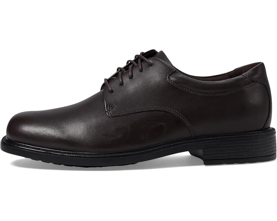 Rockport Margin Oxford Men's 10 Chocolate Leather Round Toe Dress Shoes EEE3453