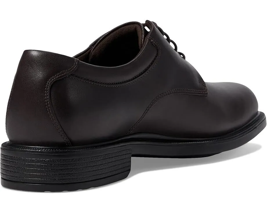 Rockport Margin Oxford Men's 10 Chocolate Leather Round Toe Dress Shoes EEE3453