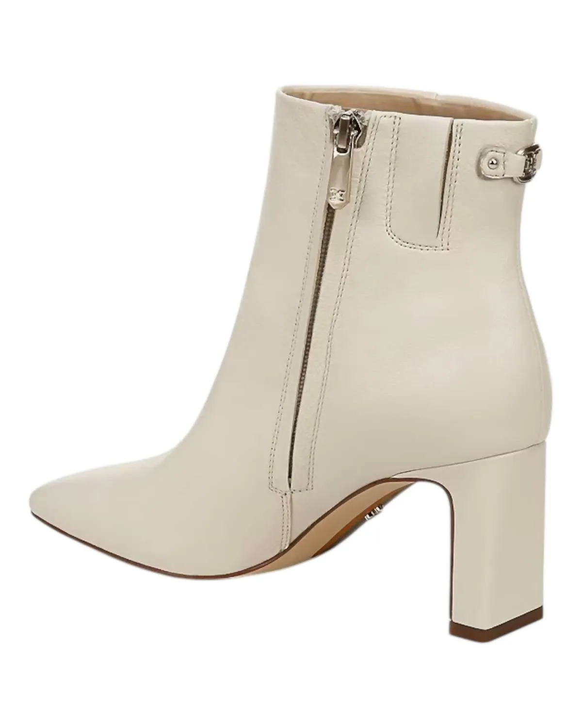 Saige Ankle Booties In Modern Ivory