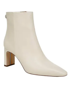 Saige Ankle Booties In Modern Ivory