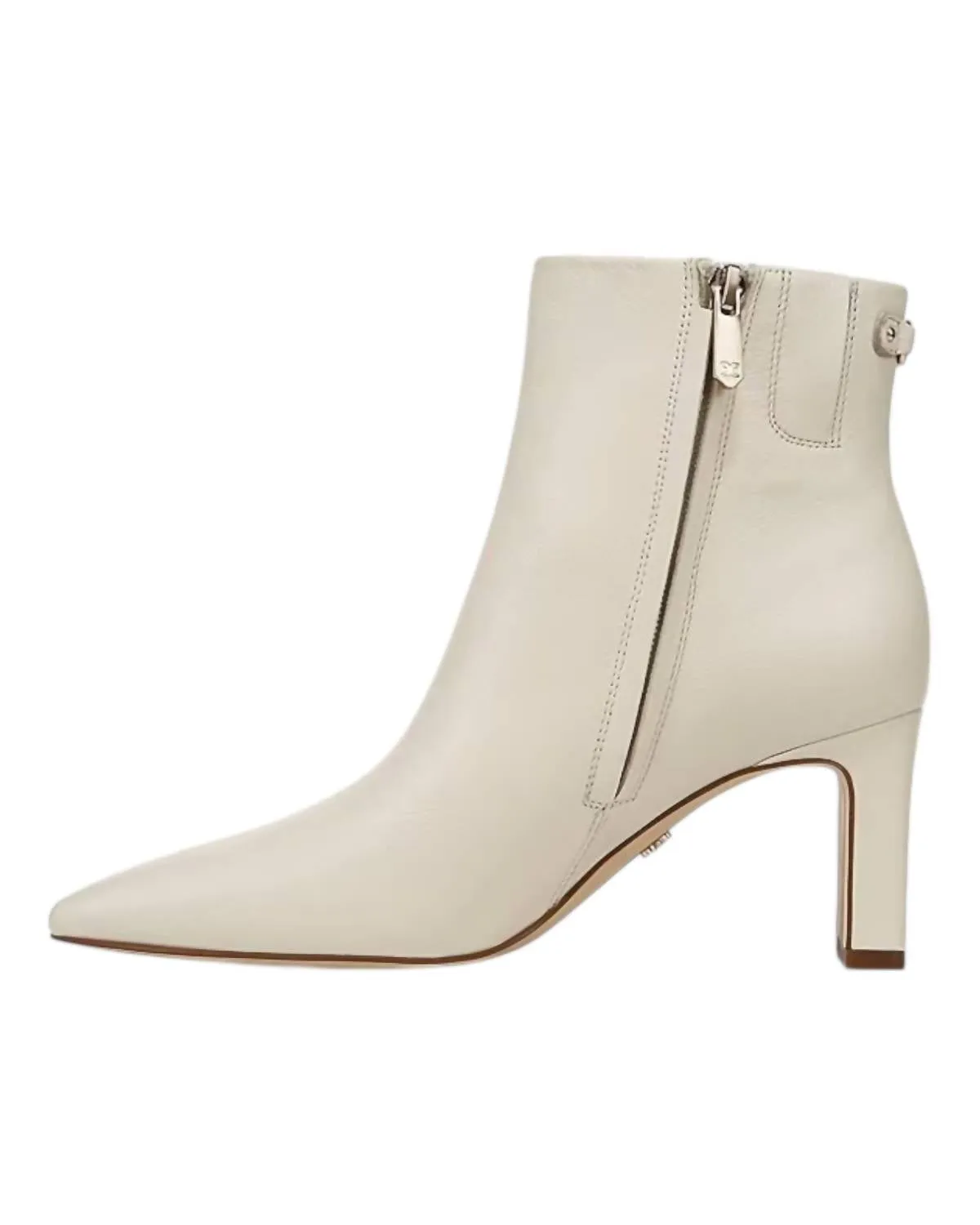 Saige Ankle Booties In Modern Ivory