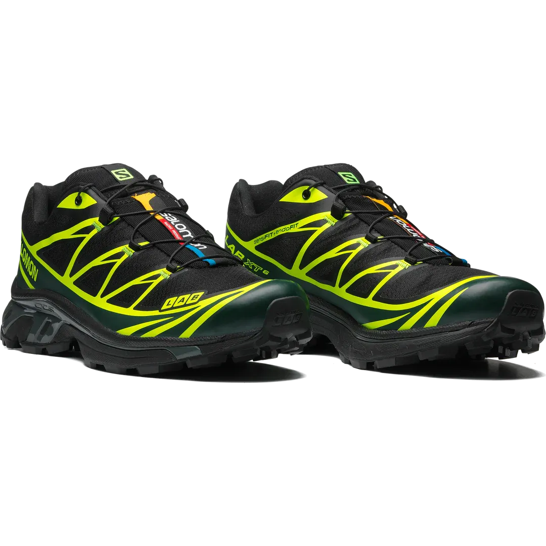 Salomon XT-6 - Black/Ponderosa Pine/Green Gecko