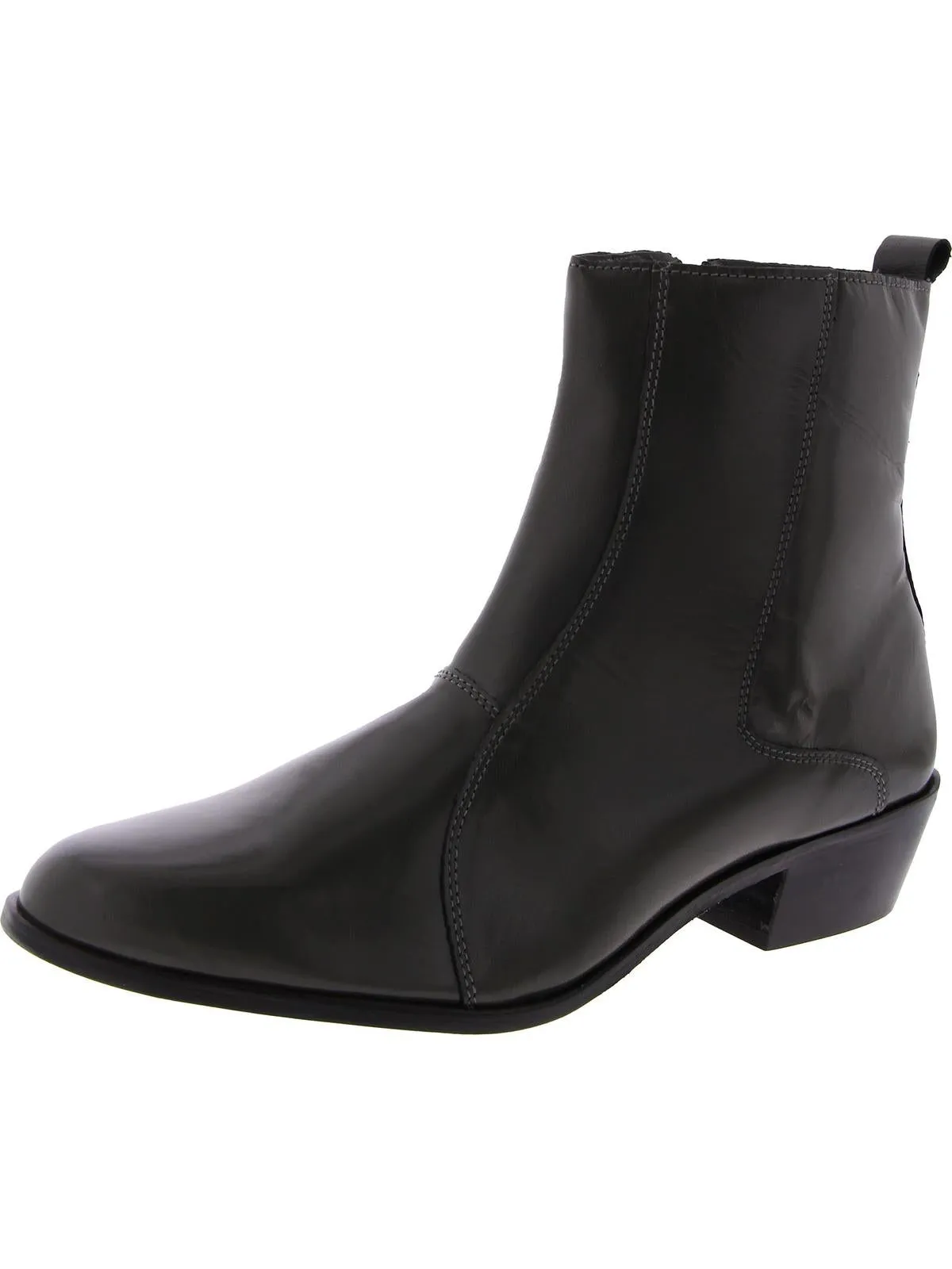 Santos Mens Leather Ankle Dress Boots
