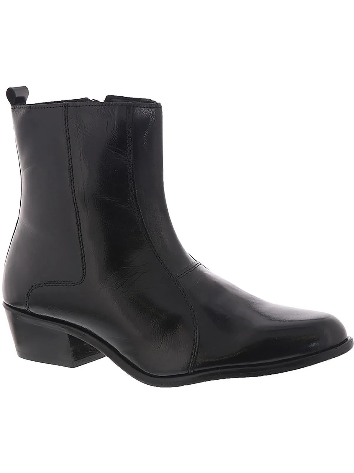 Santos Mens Leather Ankle Dress Boots