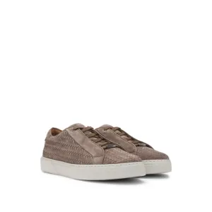SELECTED BY SHOHEI OHTANI Gary woven-suede trainers with hidden laces
