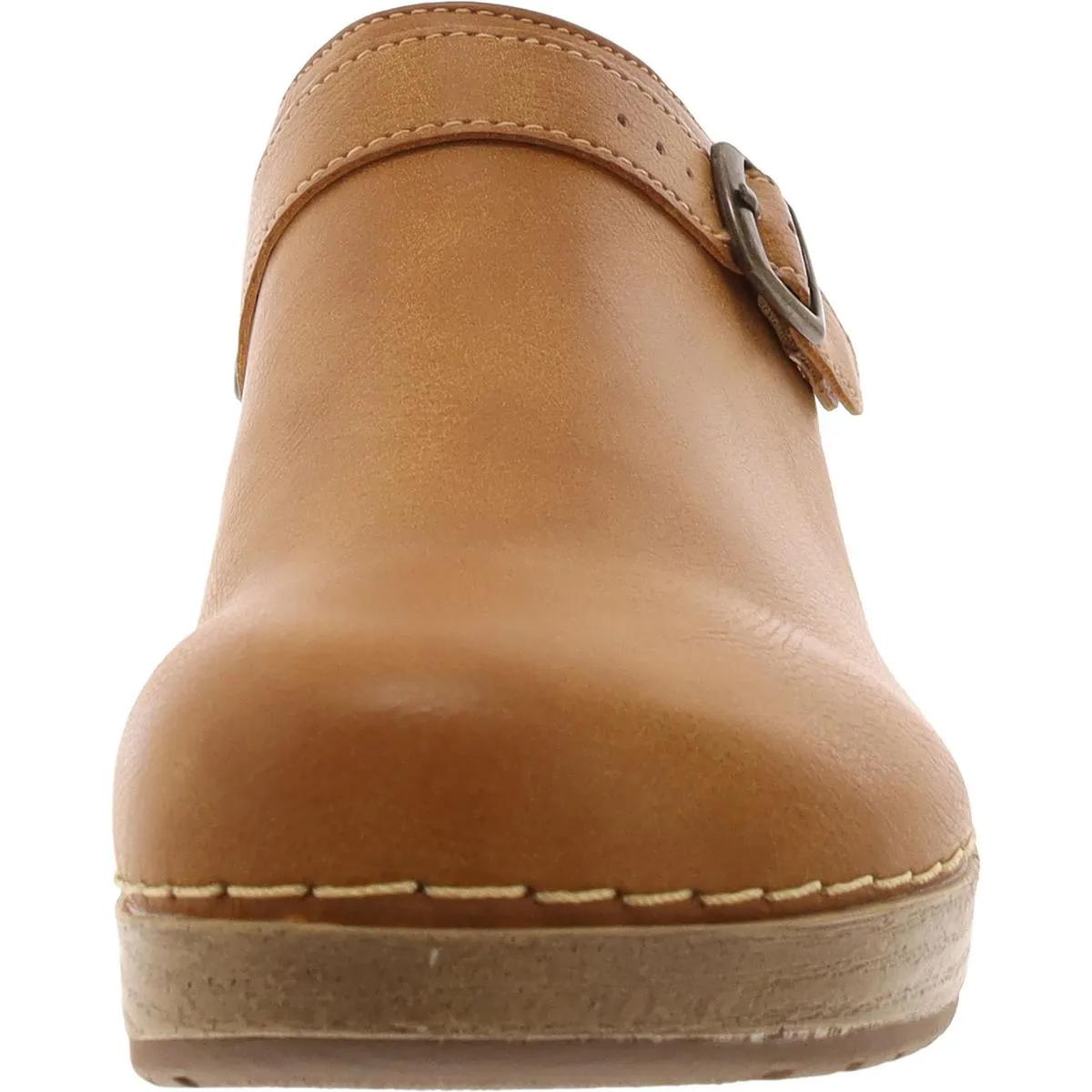 Shira Womens Faux Leather Mules Clogs