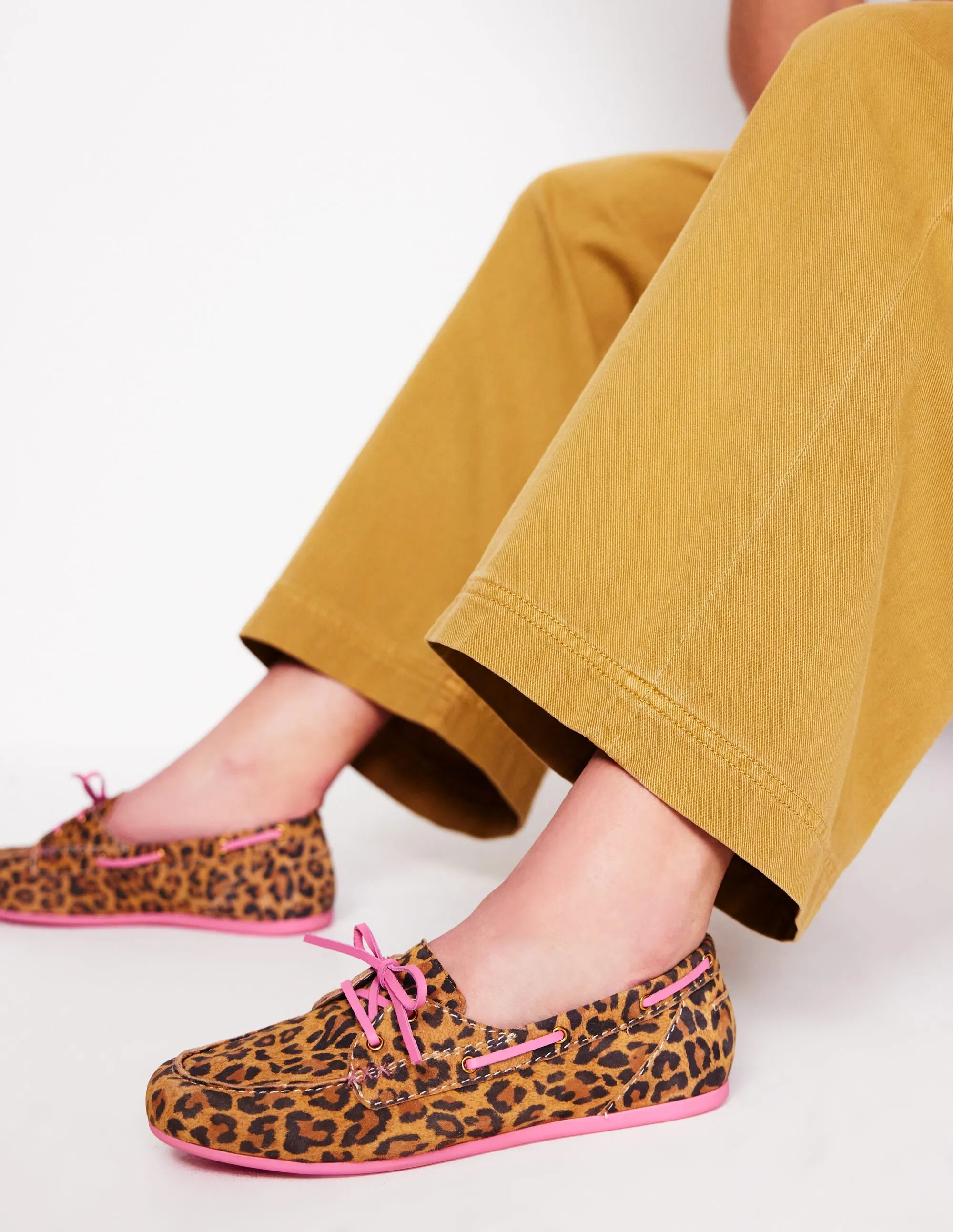 Soft Deck Shoe-Leopard
