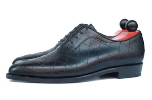 Spokane - Quilted Black Calf