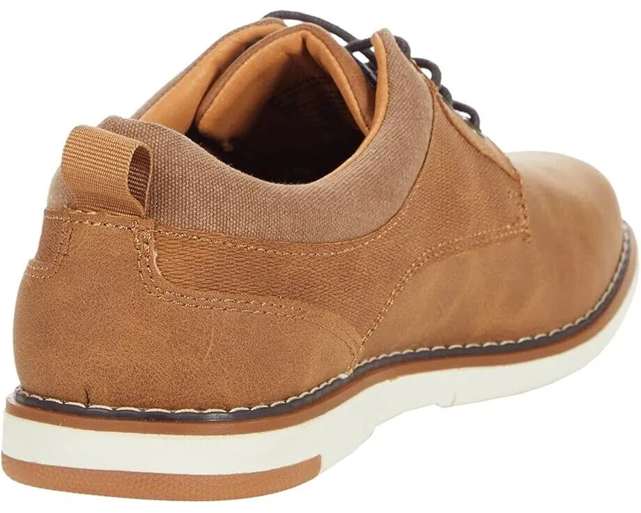 Steve Madden Landen Oxford Men's US 12 Brown Faux Leather Dress Shoes ZPO1908