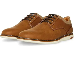 Steve Madden Landen Oxford Men's US 12 Brown Faux Leather Dress Shoes ZPO1908