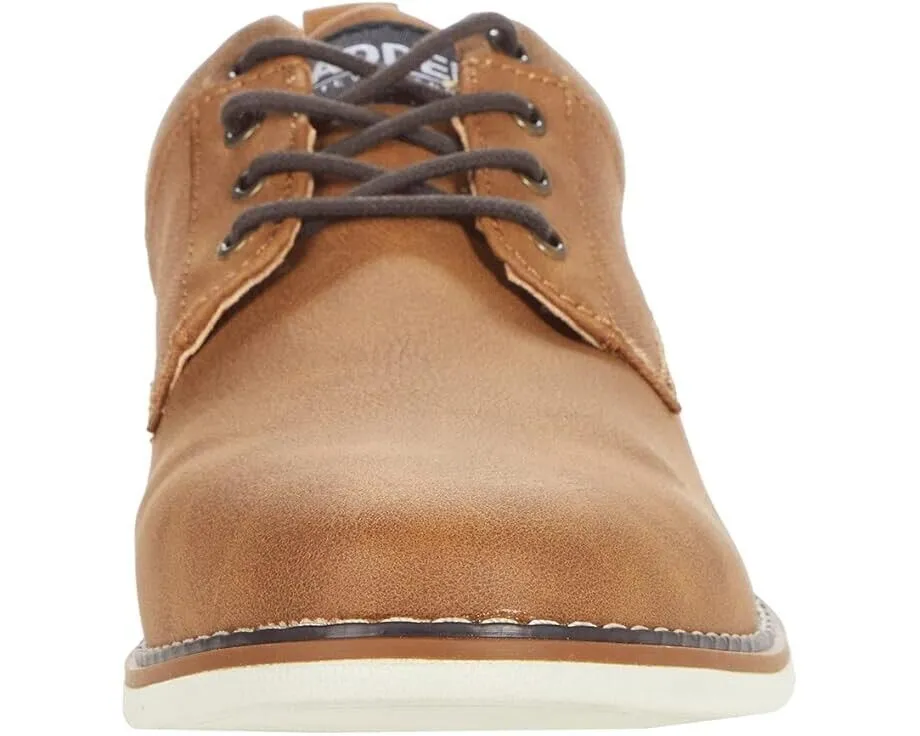 Steve Madden Landen Oxford Men's US 12 Brown Faux Leather Dress Shoes ZPO1908