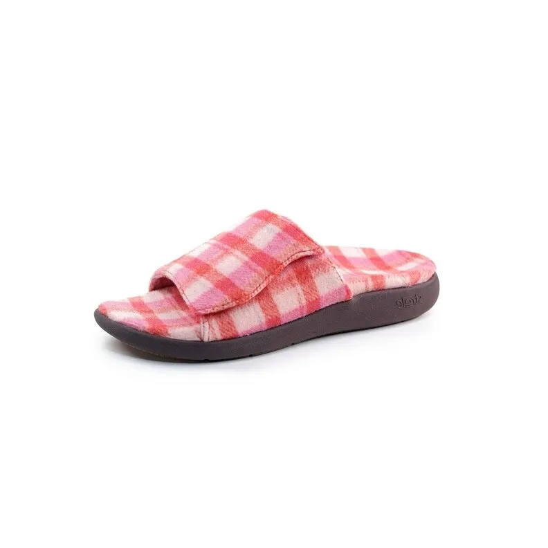 Strole Casual Shoes Womens Den Tartan Slide Wool Blend Sandal S778W
