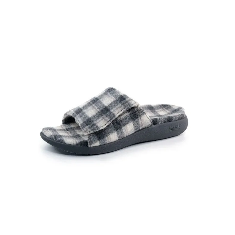 Strole Casual Shoes Womens Den Tartan Slide Wool Blend Sandal S778W