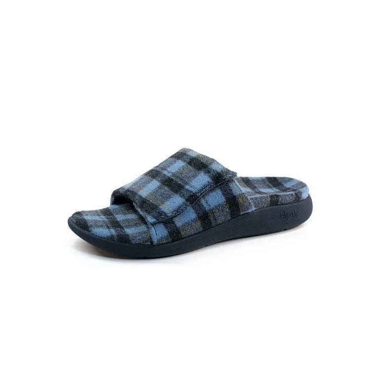 Strole Casual Shoes Womens Den Tartan Slide Wool Blend Sandal S778W