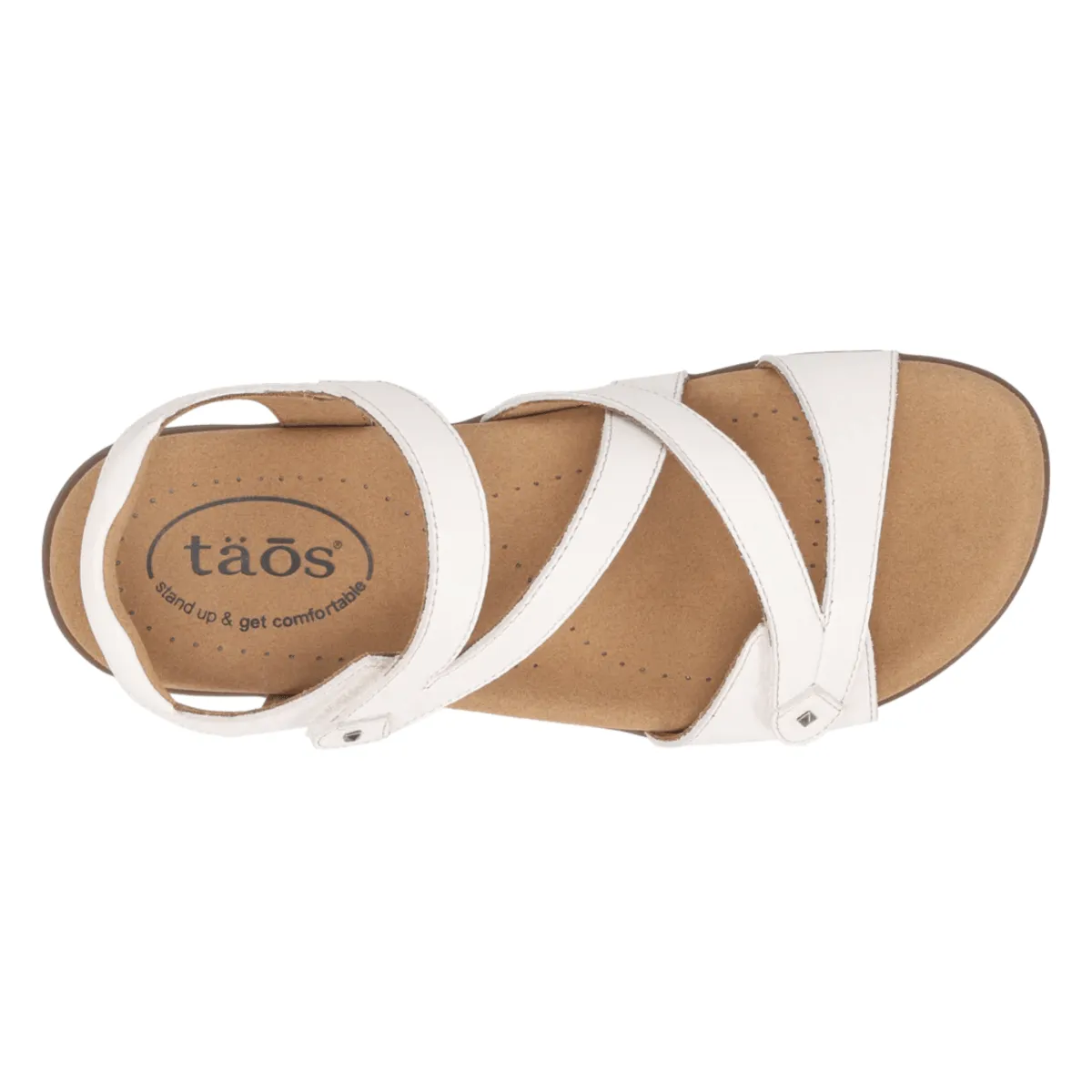 Taos Women's Big Time White Leather