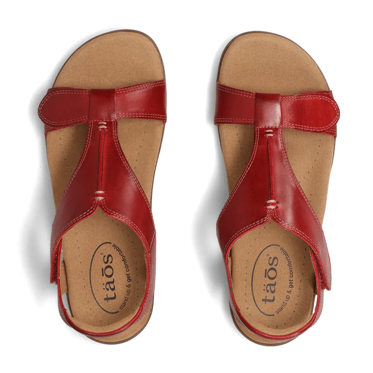 Taos Women's The Show Red Leather