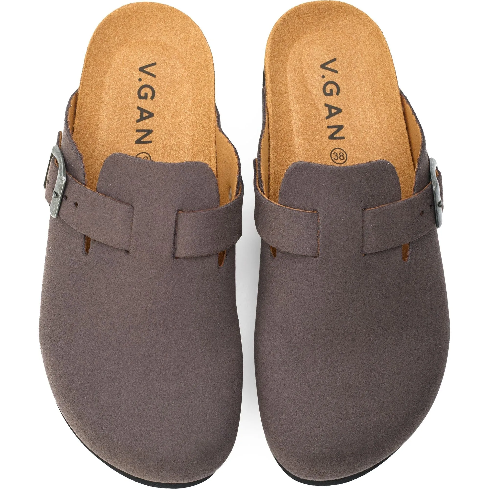Taro Comfort Women's Vegan Footbed Sandals | Grey