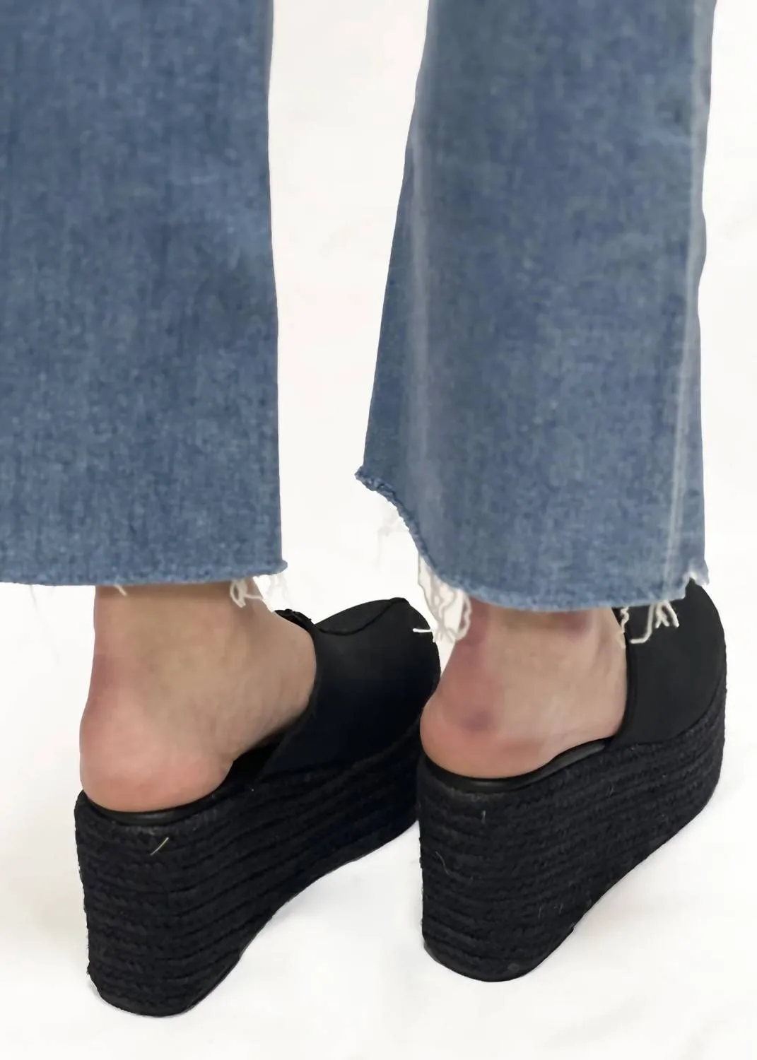Teo Espadrille Clog In Black