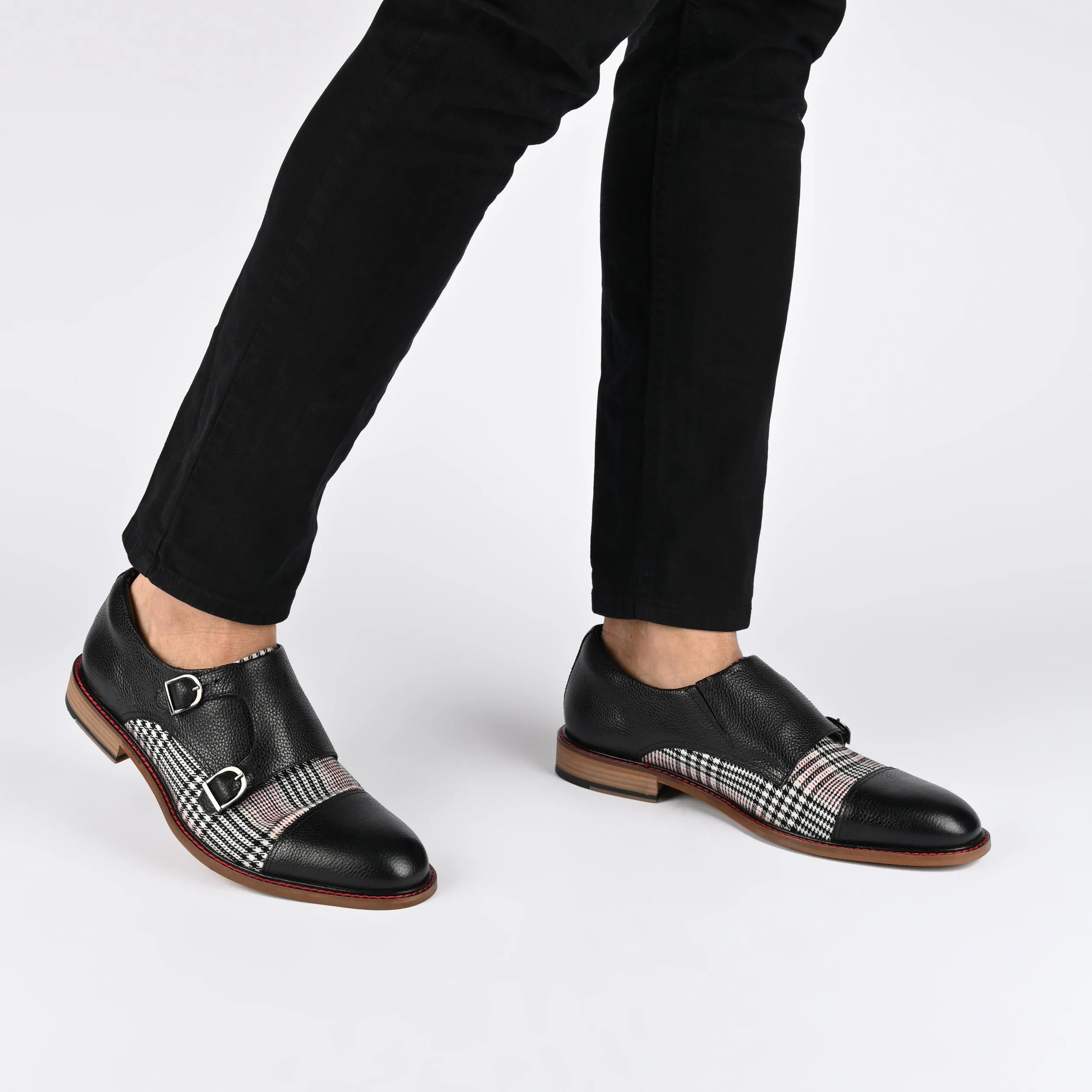 Thomas & Vine Jameson Cap Toe Double Monk Strap