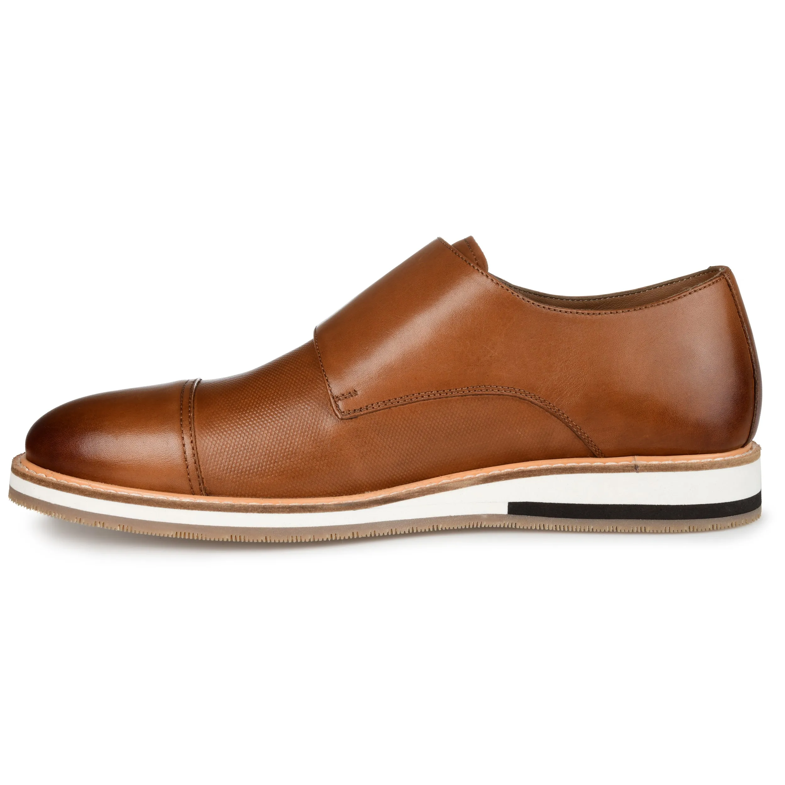 Thomas & Vine Thatcher Cap Toe Monk Strap Dress Shoe