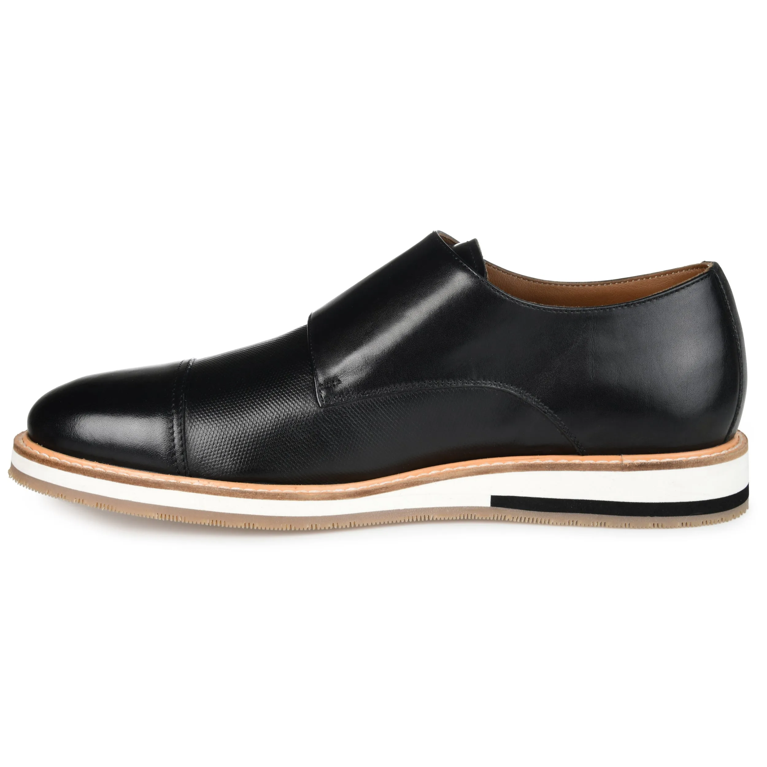 Thomas & Vine Thatcher Cap Toe Monk Strap Dress Shoe
