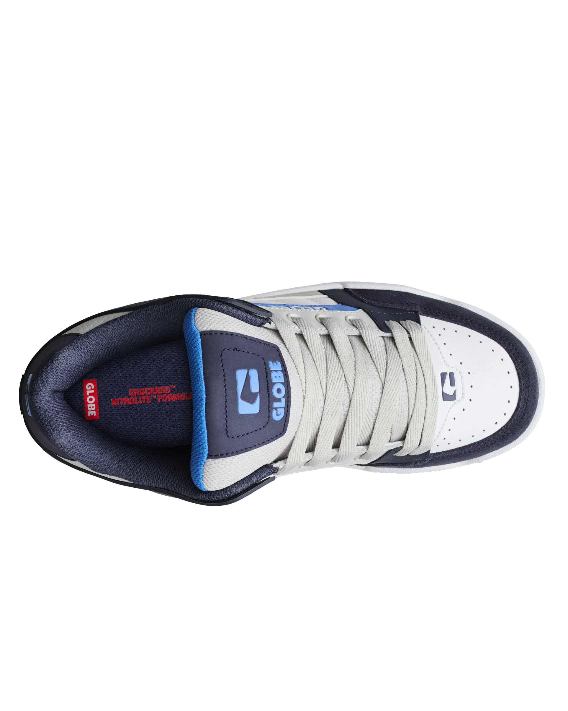 Tilt Shoes in Blue Heaven & White