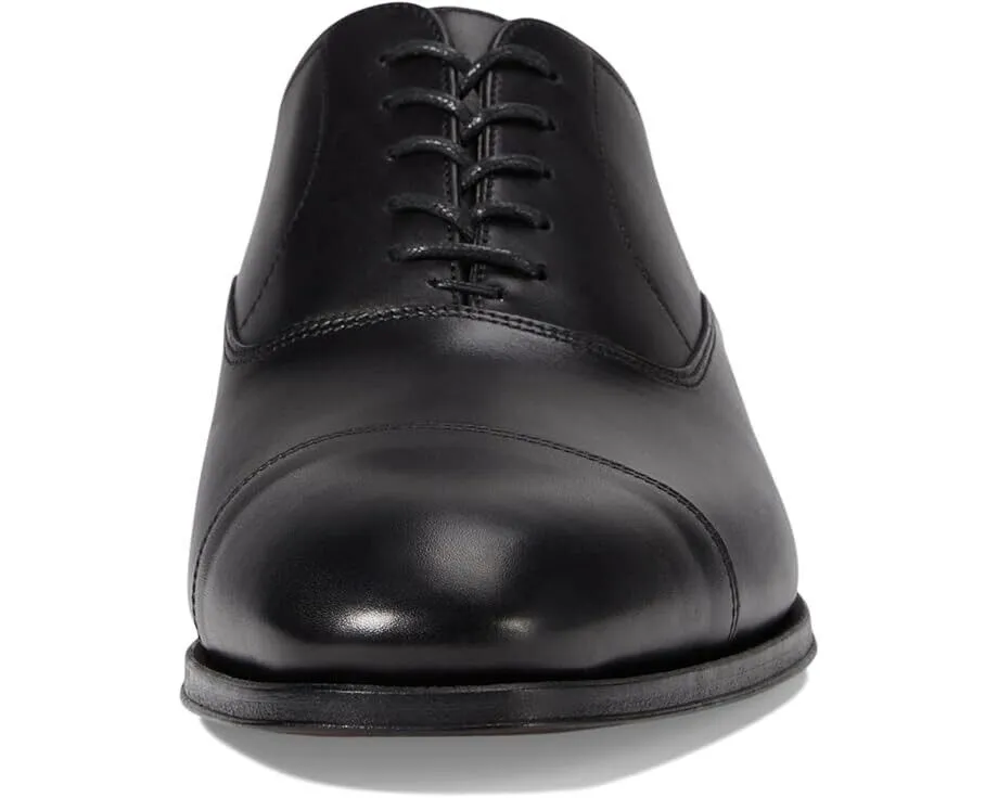 To Boot New York Nico Oxford Men's 7.5 Black Leather Cap Toe Dress Shoes KHD208