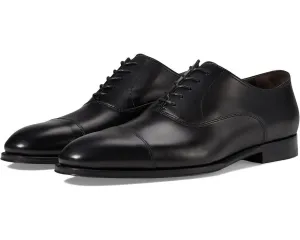 To Boot New York Nico Oxford Men's 7.5 Black Leather Cap Toe Dress Shoes KHD208