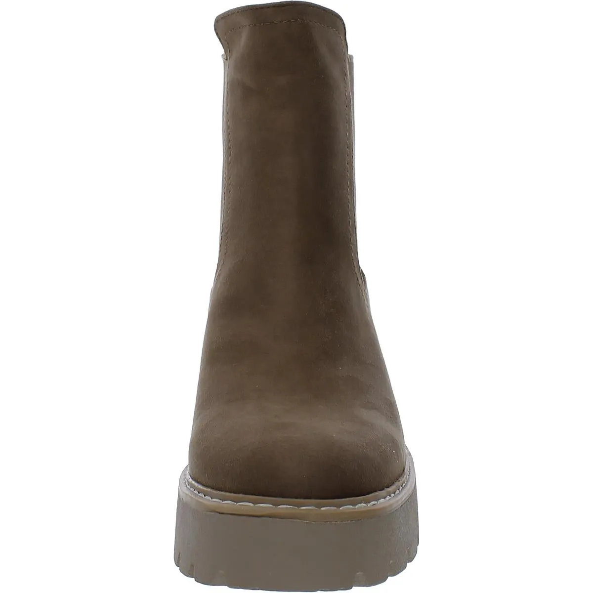 TOBIAS Womens Soft Leather Block Heel Booties