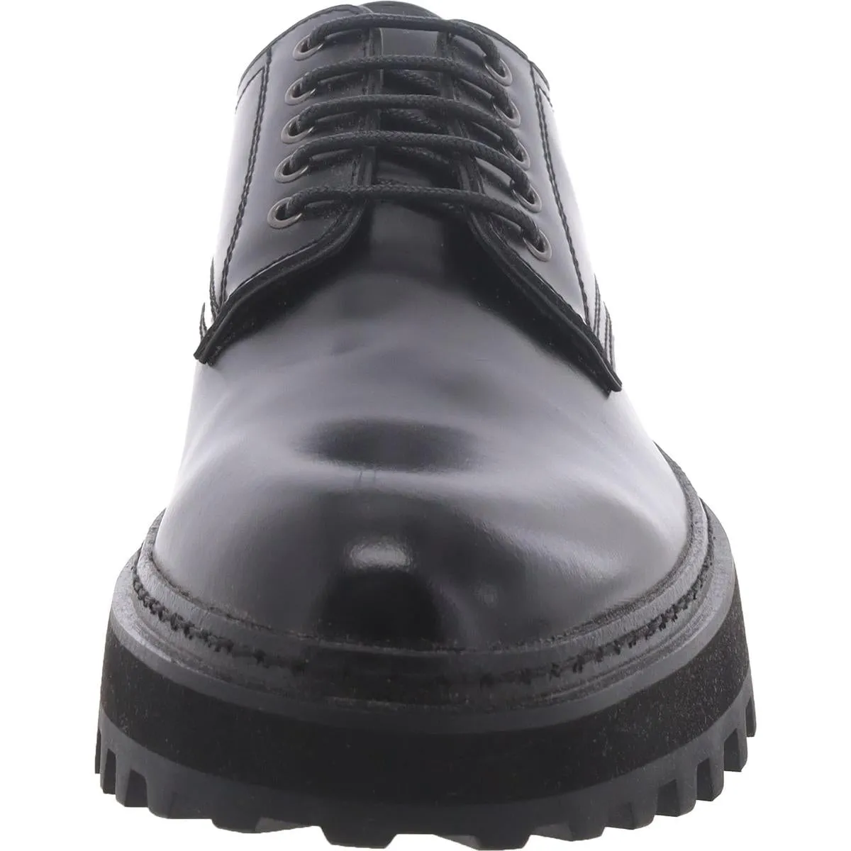 Torrin Mens Leather Lace-Up Derby Shoes