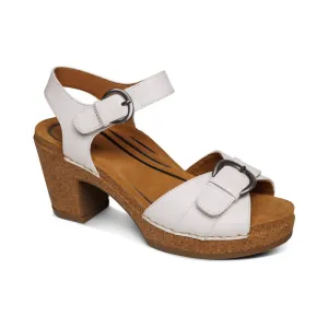 Tory Heels In White