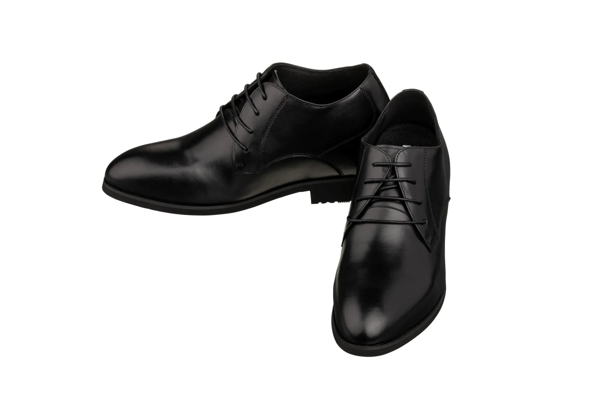 TOTO - K8007 - 3.6 Inches Taller (Black) - Dress Oxford