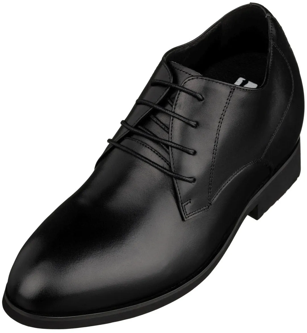 TOTO - K8007 - 3.6 Inches Taller (Black) - Dress Oxford