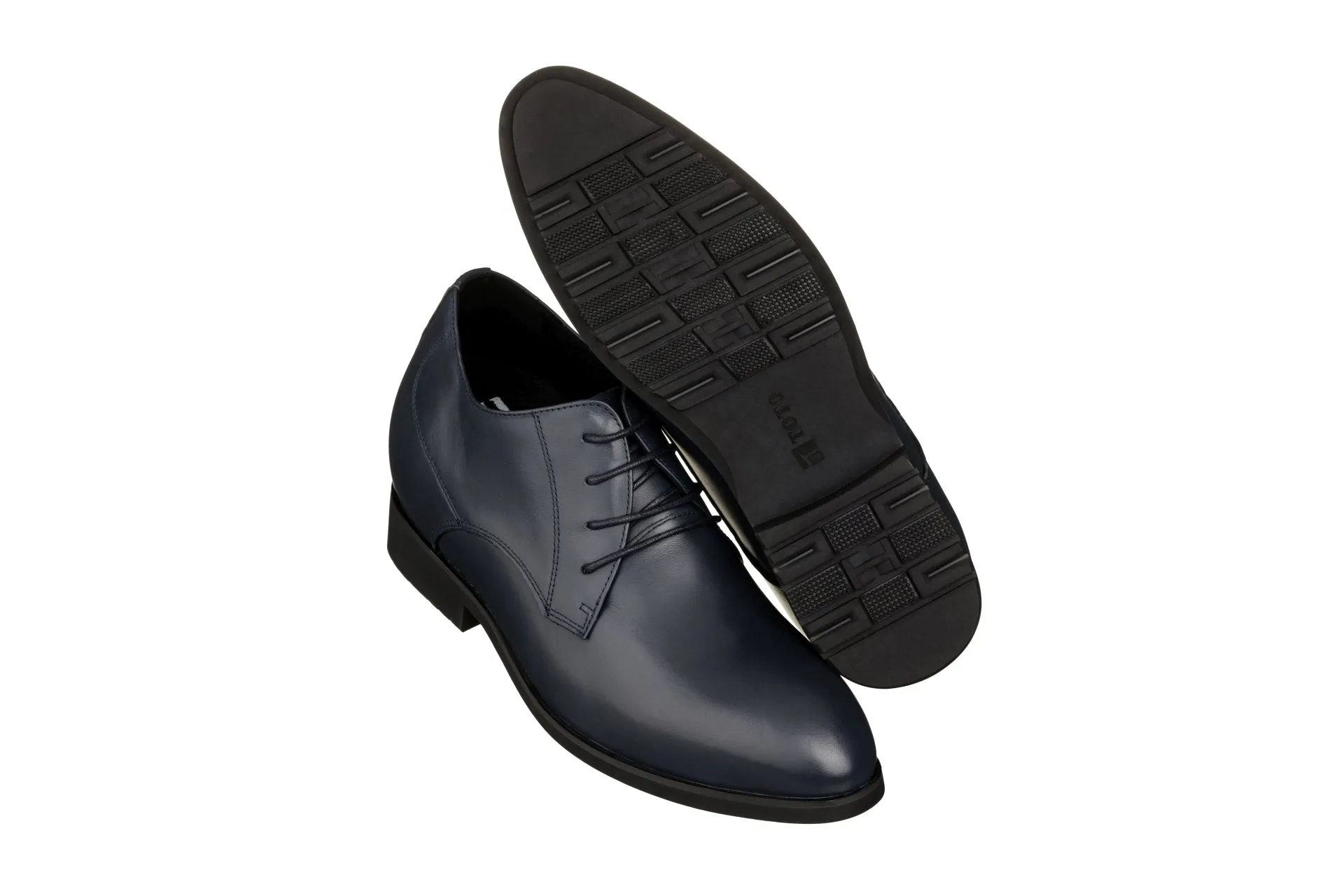 TOTO - K8008 - 3.6 Inches Taller (Slate Blue) - Dress Oxford