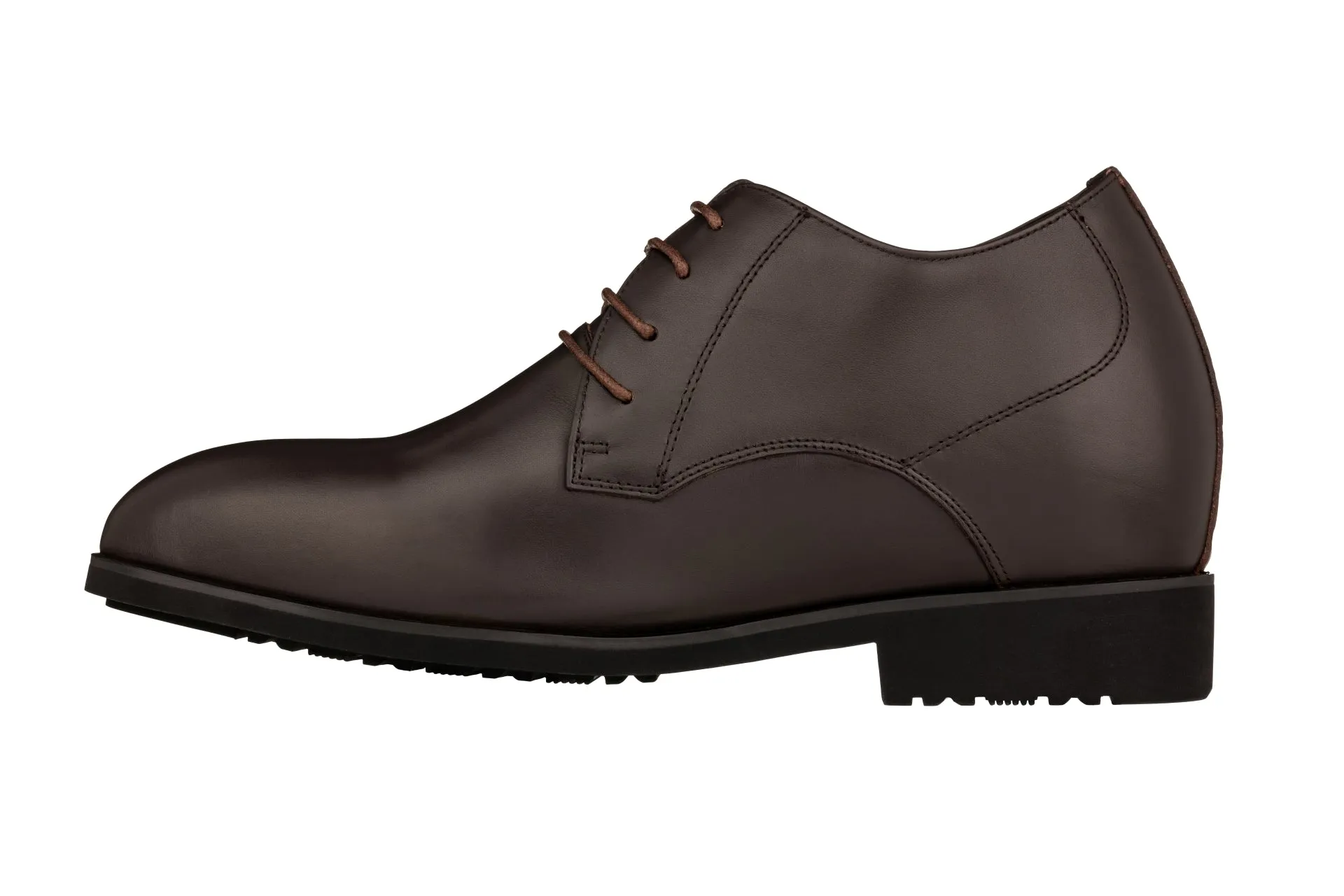 TOTO - K8009 - 3.6 Inches Taller (Coffee Brown) - Dress Oxford