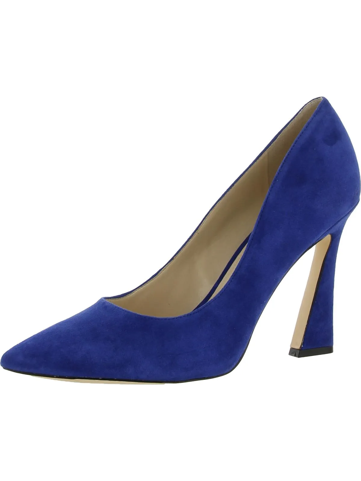 Trendy Womens Suede Pointed Toe Dress Heels