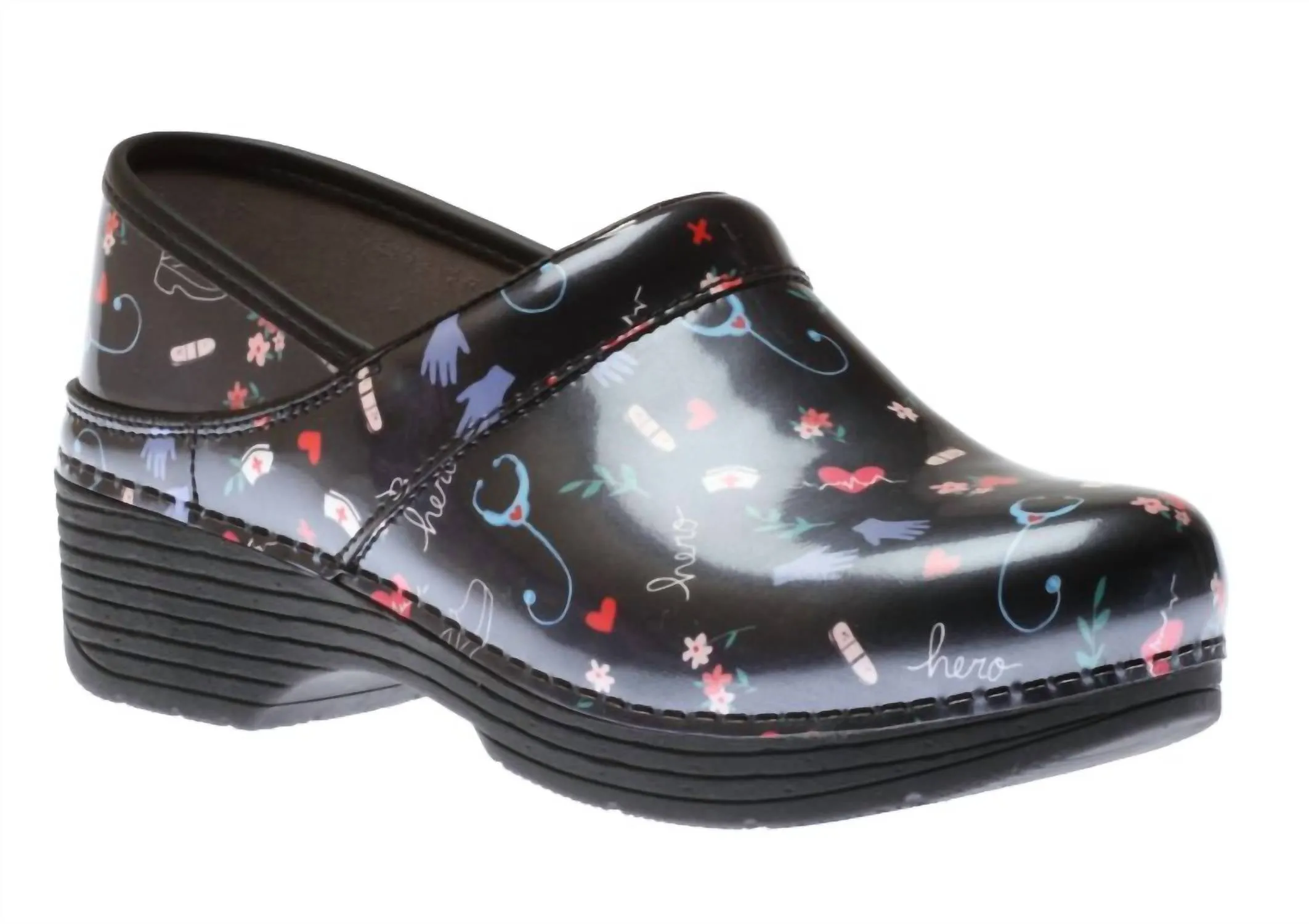 Unisex Lt Pro Patent Clogs In Hero