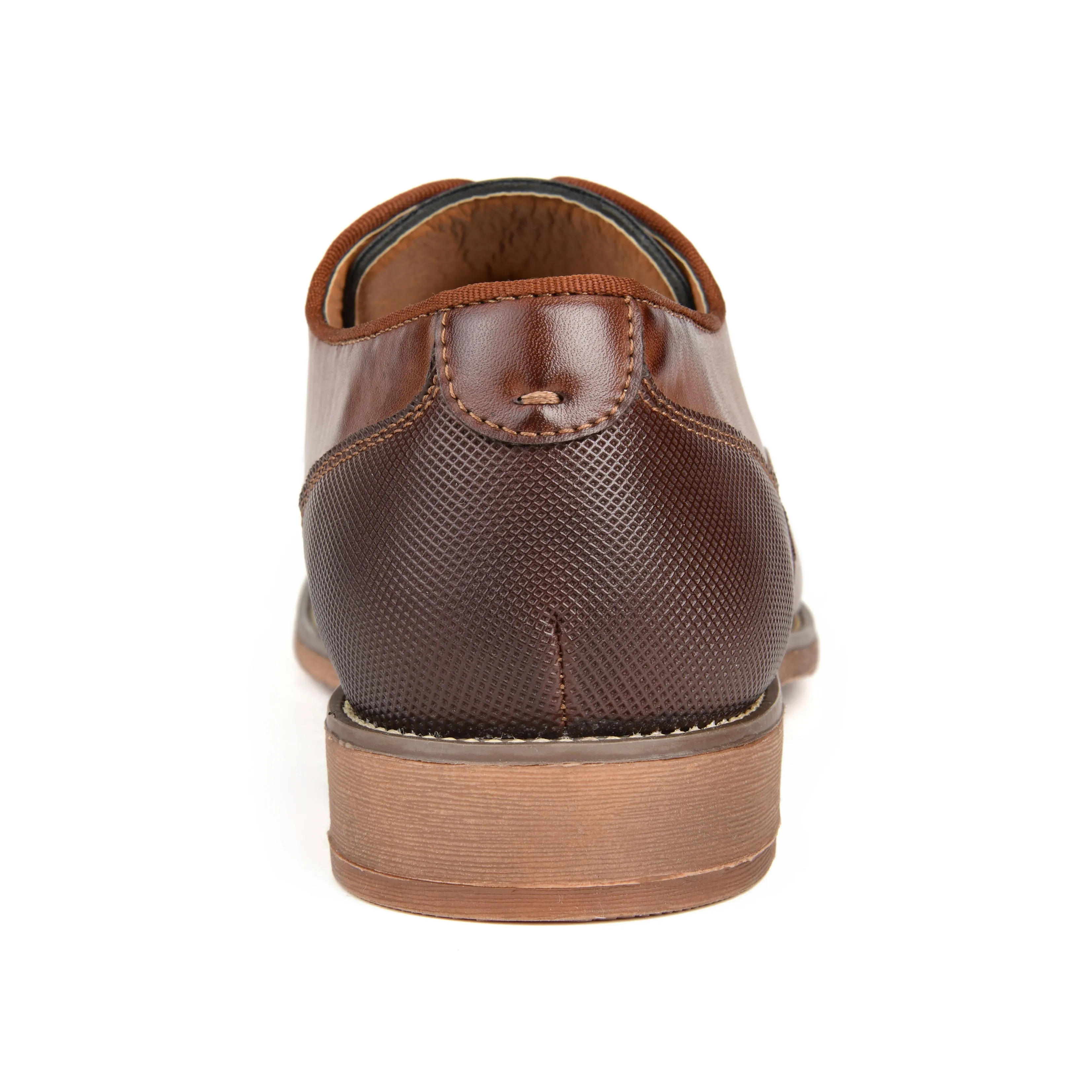Vance Co. Alston Textured Plain Toe Derby