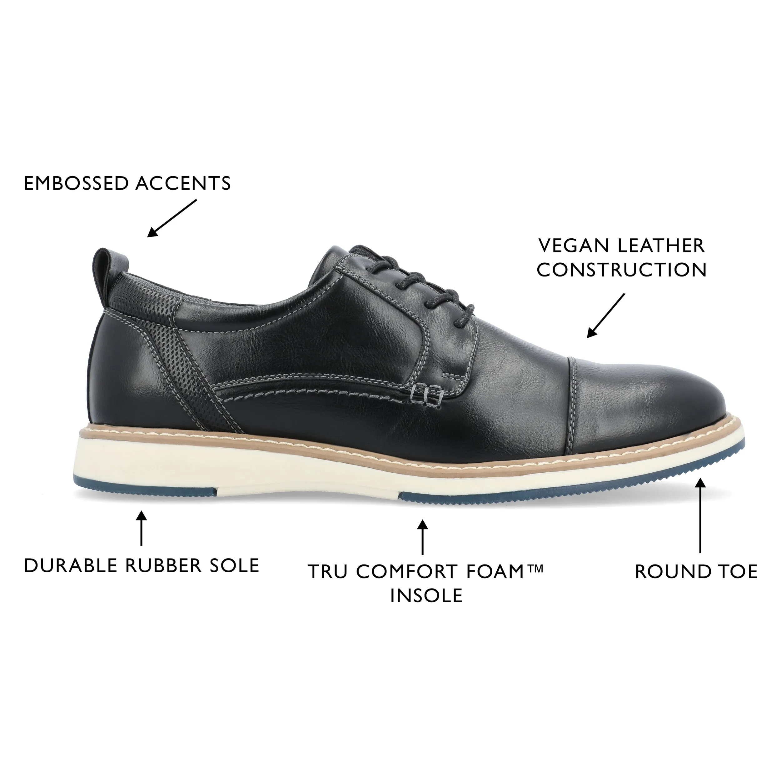 Vance Co. Jedd Hybrid Dress Shoe