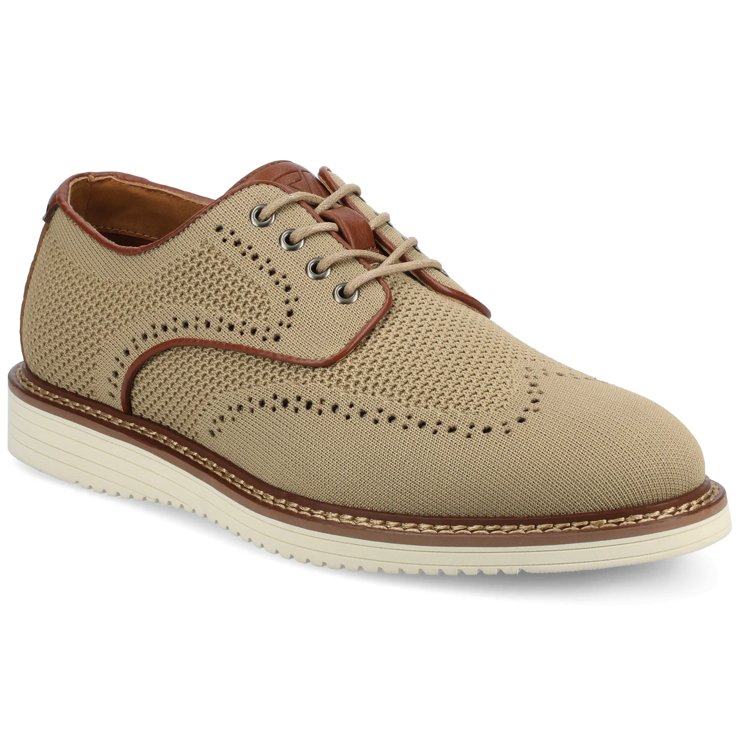 Vance Whitaker Casual Knit Hybrid Wingtip Dress Shoe