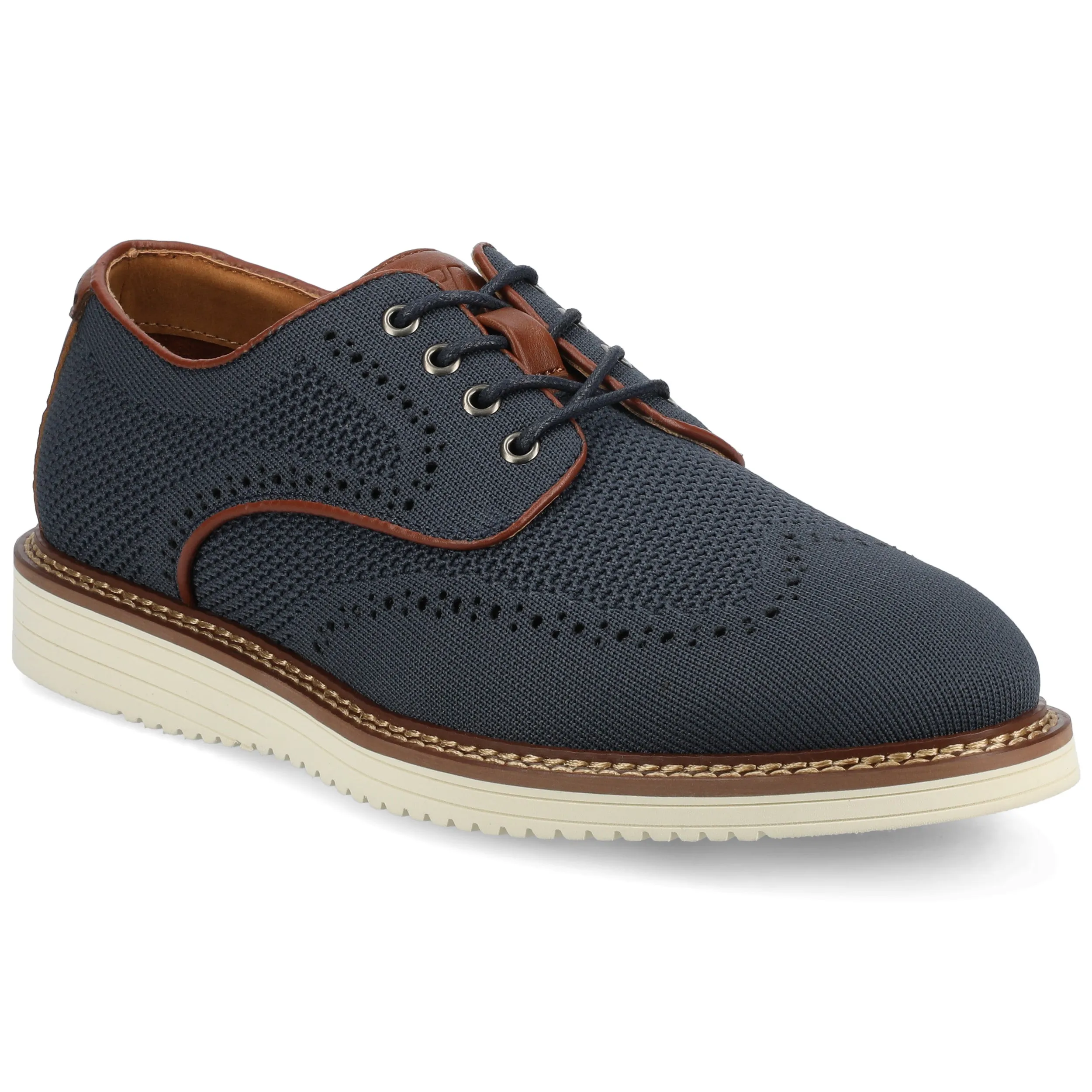 Vance Whitaker Casual Knit Hybrid Wingtip Dress Shoe