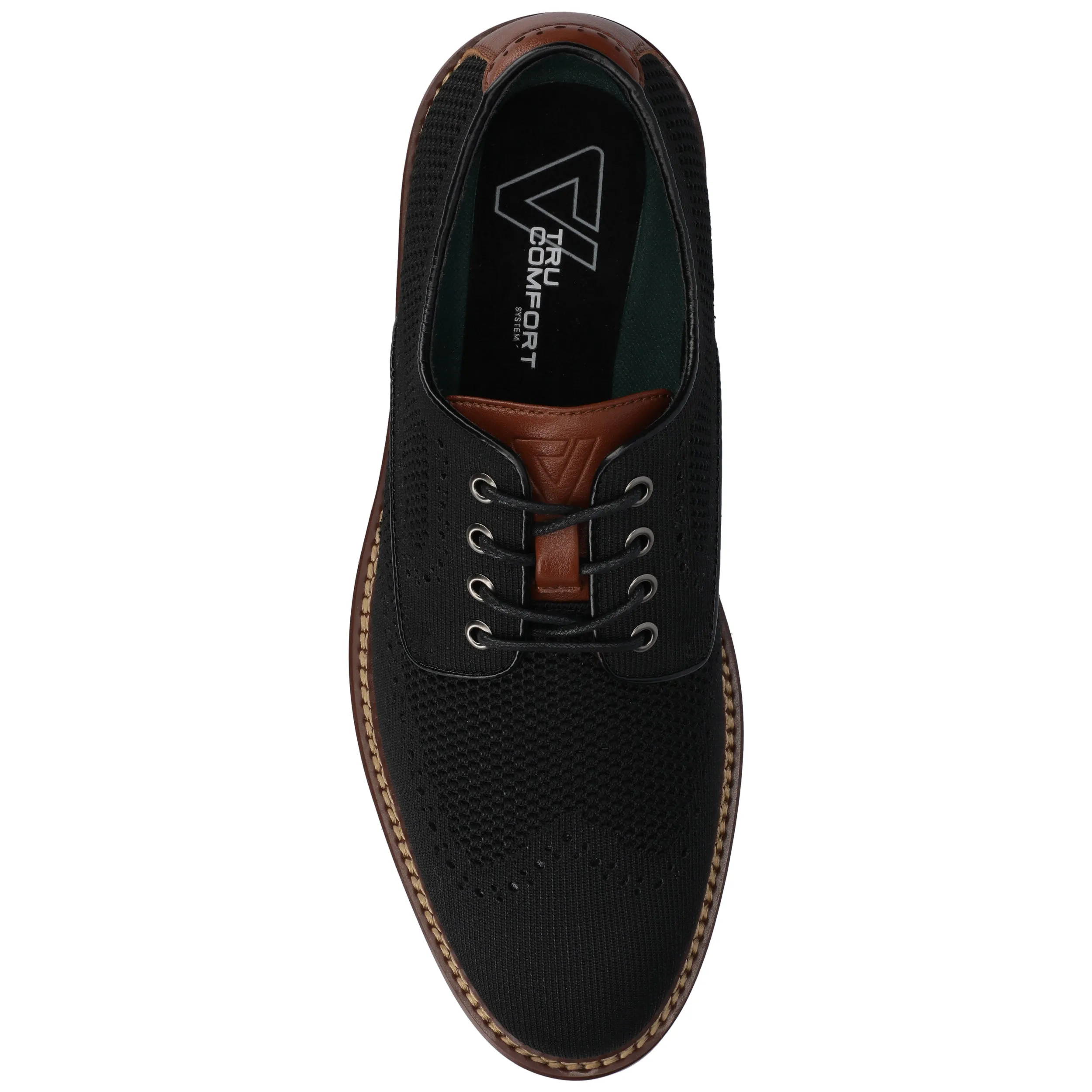 Vance Whitaker Casual Knit Hybrid Wingtip Dress Shoe