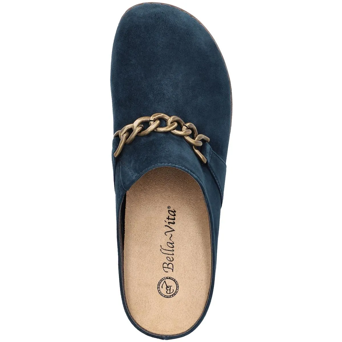 VENTURA Womens Leather Slip On Clogs