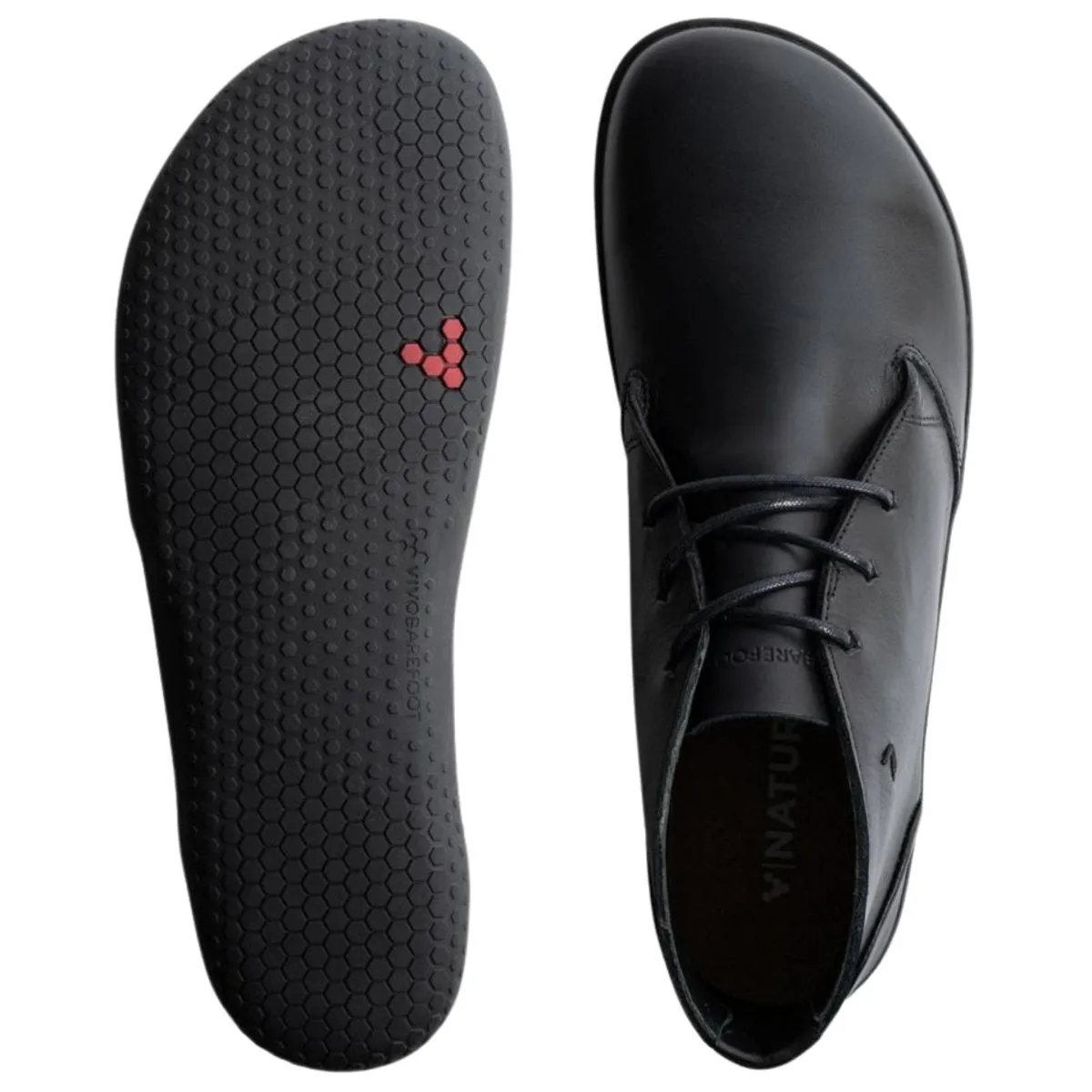 Vivo Barefoot Men's Gobi Lux Obsidian Leather