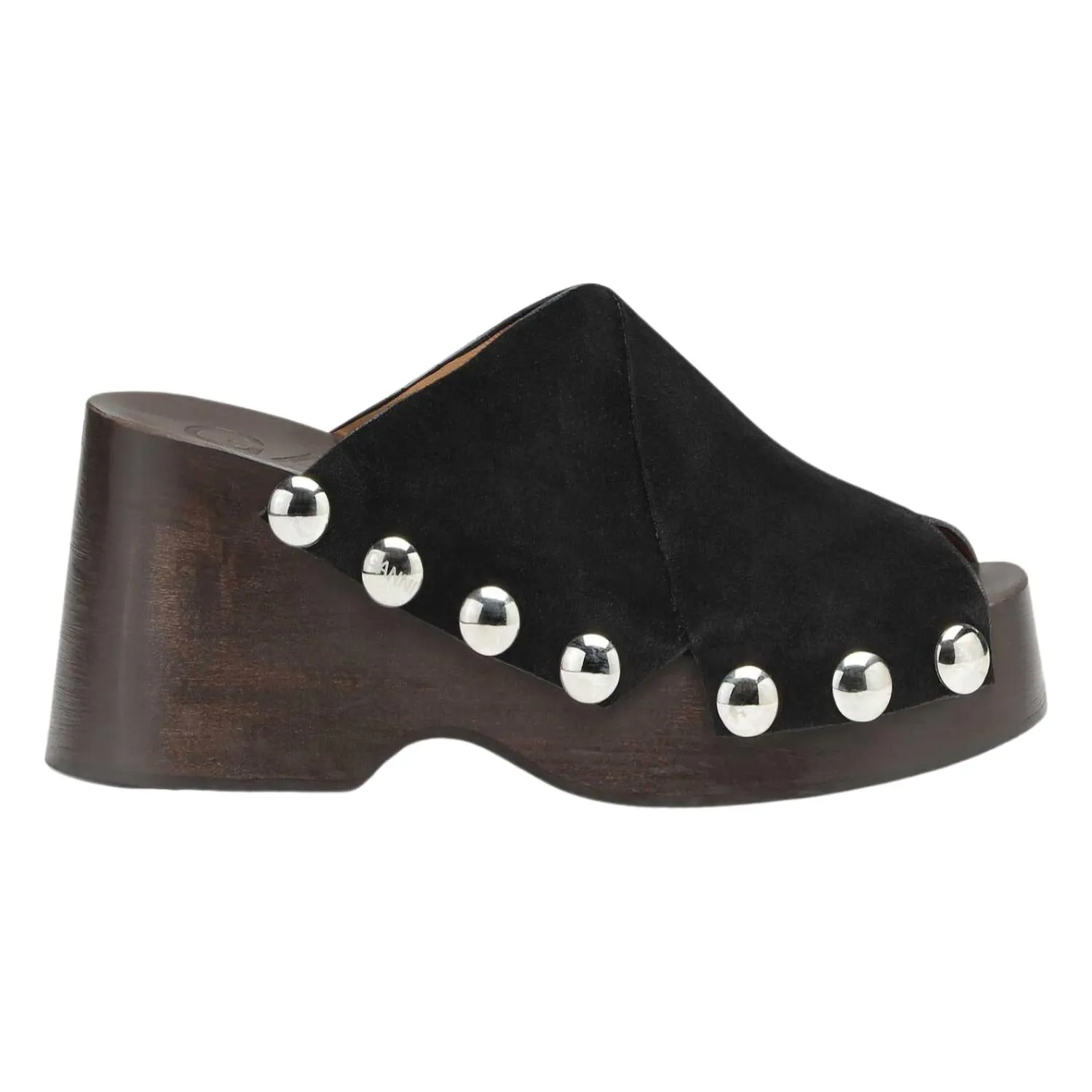 Wedge Clogs In Black