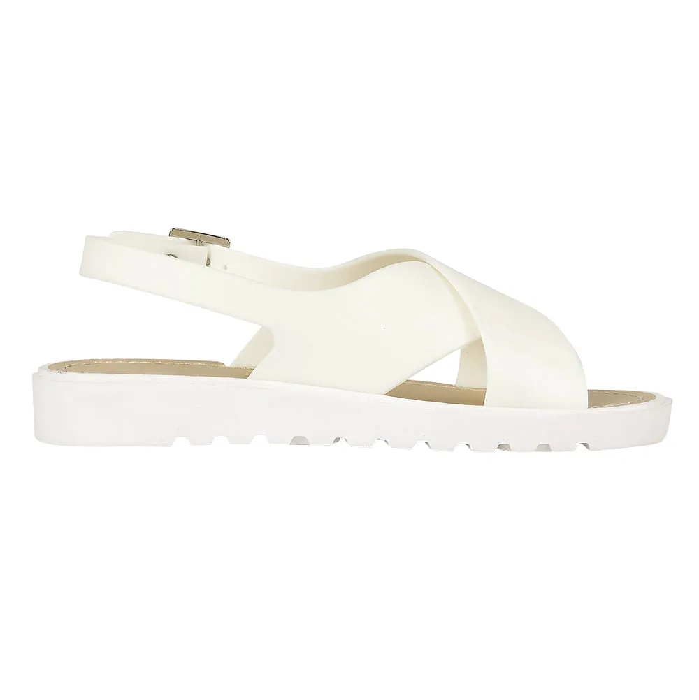 White Flat Shoes