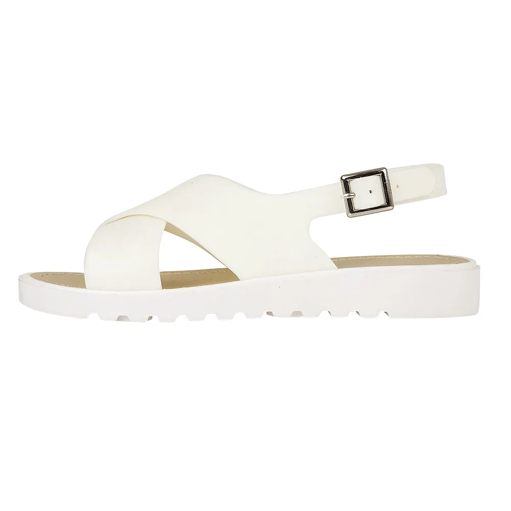 White Flat Shoes