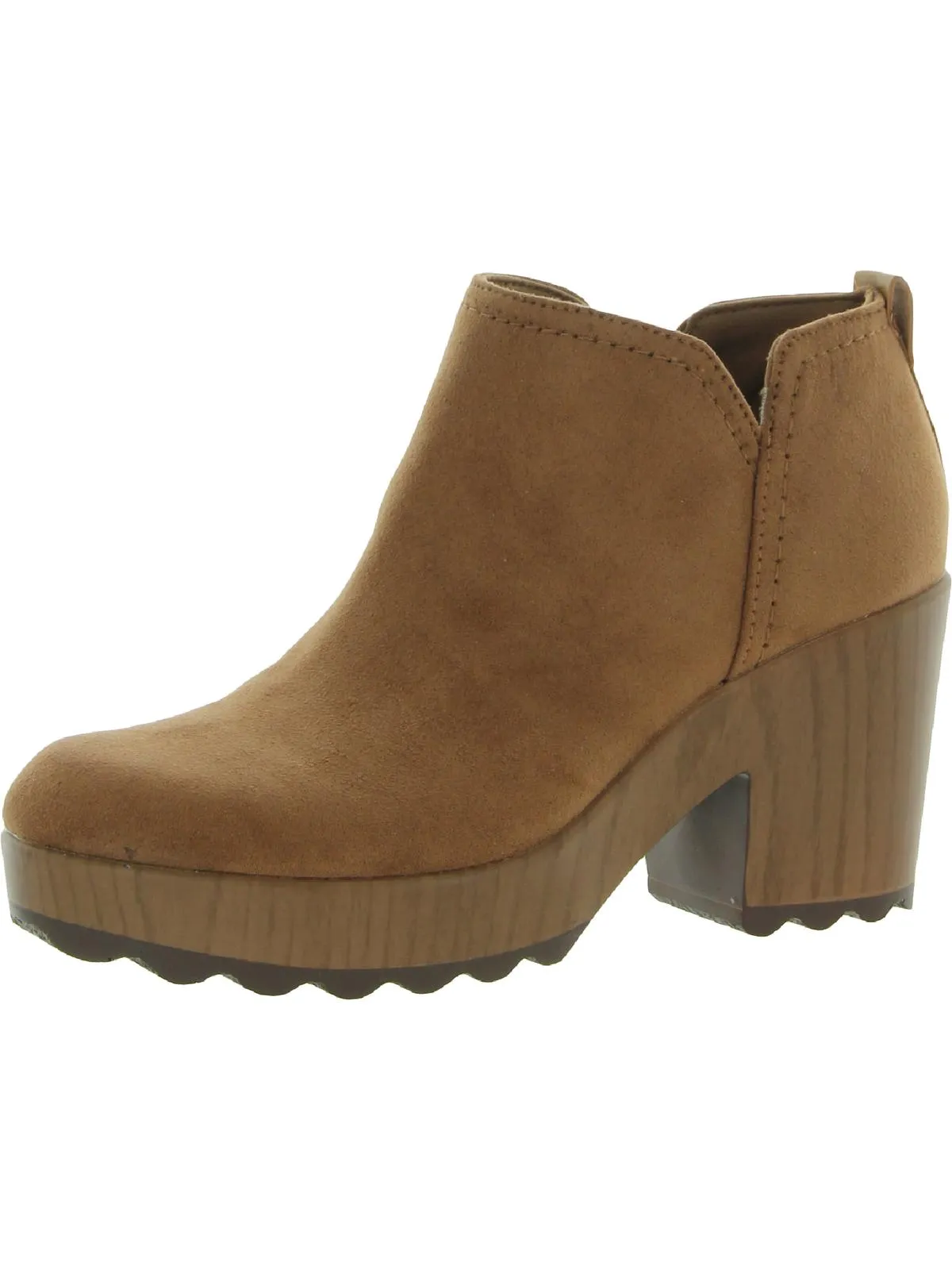Wishlist Womens Zipper Heels Booties