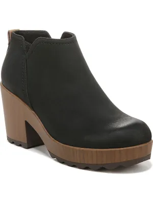 Wishlist Womens Zipper Heels Booties