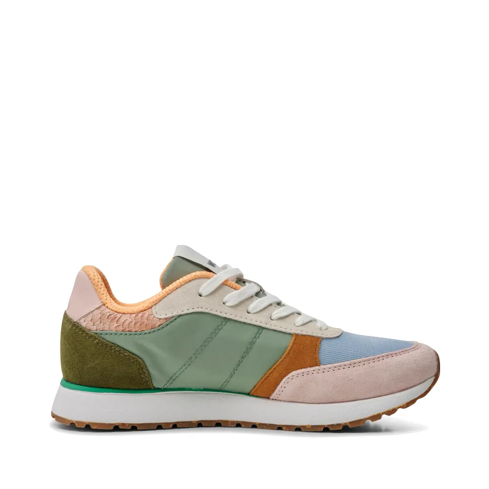 Woden Women's Ronja Sneaker in Algea Multi